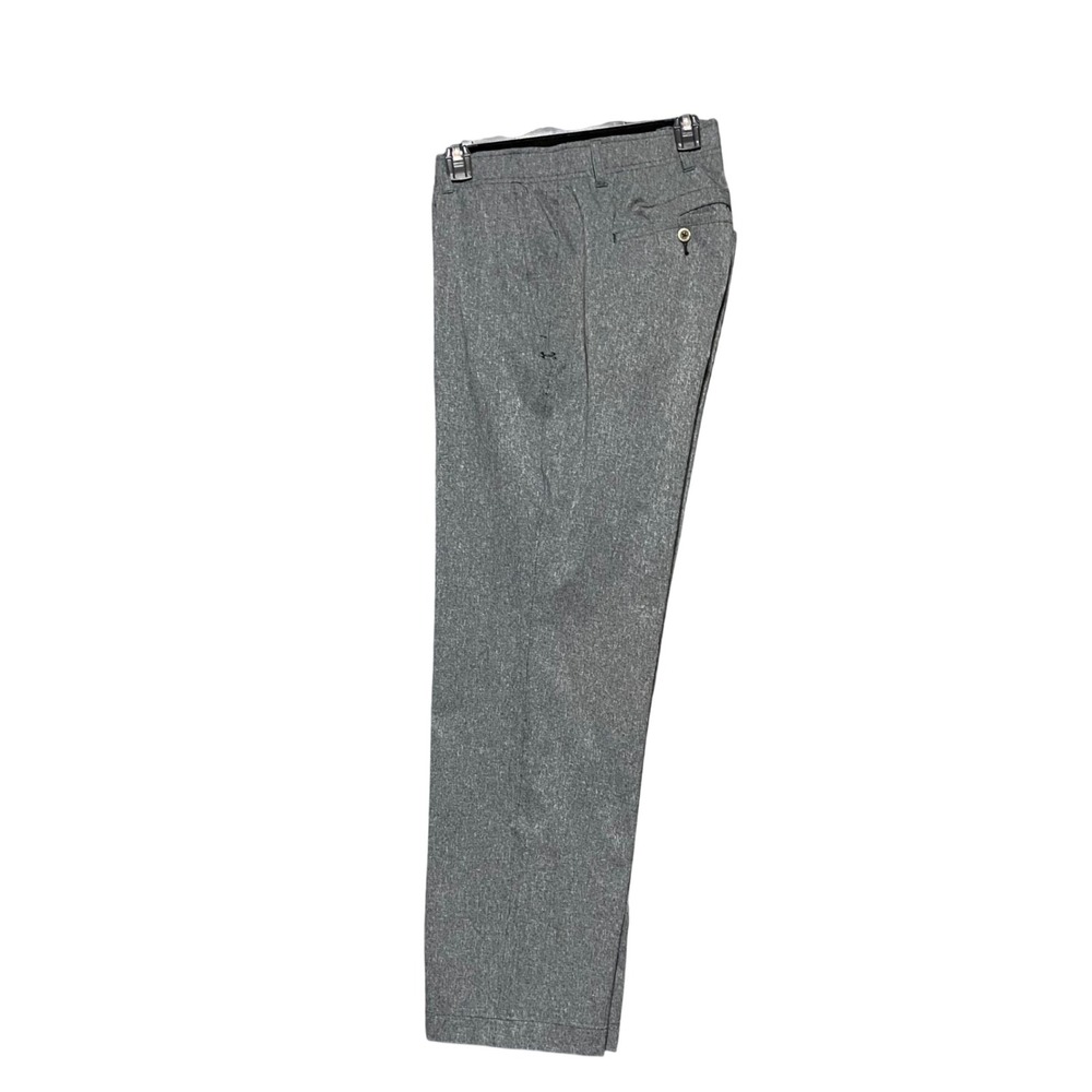 Under Armour Mens Gray Heather Match Play Golf Pants Straight Leg 40x30 RN 96510